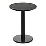 Flash Furniture TopGuard 24" Round Wood Dining Table with Round Base, Black Faux Marble/Black Base (STRD24BMATR18)~#|#~EAB0D3AC-79B7-4CC4-88C78413A4C8F501_sc7