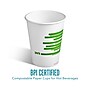 Perk™ Eco Compostable Paper Hot Cup, 12 Oz., White/Green, 500/Carton (PK56222CT)~#|#~EAB3DAB7-1112-4E11-989DBED2A00AF503_sc7
