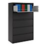 Staples HL8000 Commercial 5 File Drawers Lateral File Cabinet, Locking, Black, Letter/Legal, 42"W (21748D)~#|#~EAB4A7B4-6559-42B7-A67AACB6FA5068F4_sc7