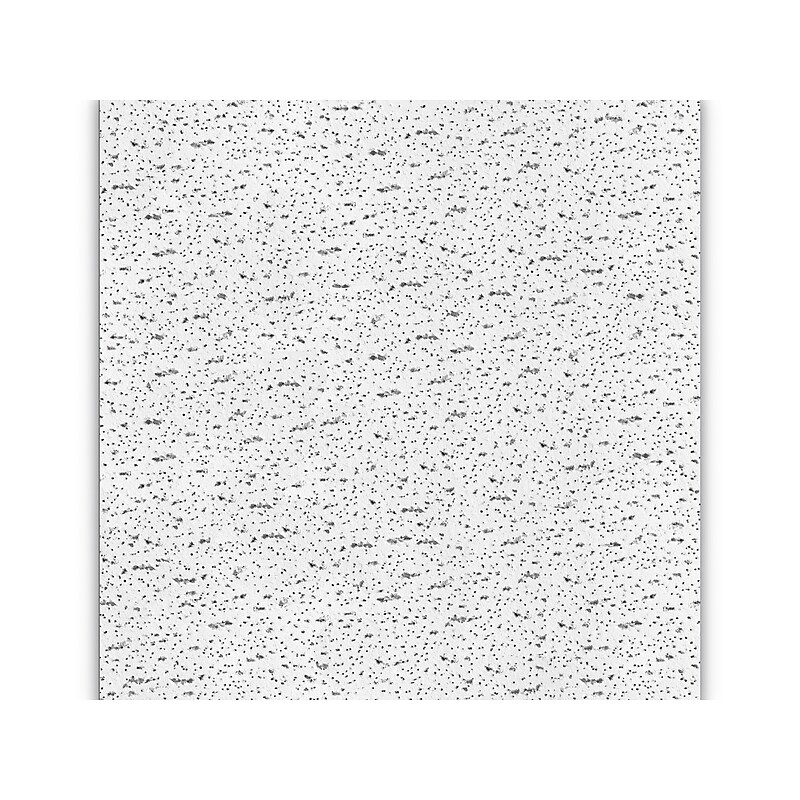Armstrong FISSURED Square Lay-In Edge Ceiling Tile, 24" x 24", White, 16/Carton (BP756A) image 1