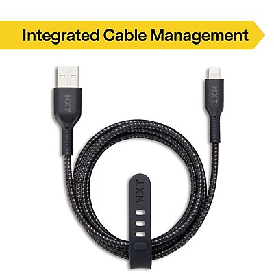 NXT Technologies Braided Lightning to USB Cable - Thumbnail 2