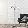 Simple Designs 67" Silver Metal Medusa Floor Lamp with 5 Adjustable White Cone Shades (LF2006-SVW)~#|#~EABE12FE-8677-410B-96BF142424D711D5_sc7