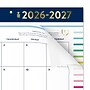 2026-2027 AT-A-GLANCE Simplified by Emily Ley 21.75" x 17" Happy Stripe Academic Monthly Desk Pad Calendar (EL49-704A-27)~#|#~EABF6774-9FC1-487A-A07BC2E030F281BA_sc7