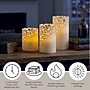 Lavish Home LED Candles, Off-White, 3-Pack (80-FC1007)~#|#~EAC0B89D-75D5-4FEA-8FCE0034DE46FE19_sc7