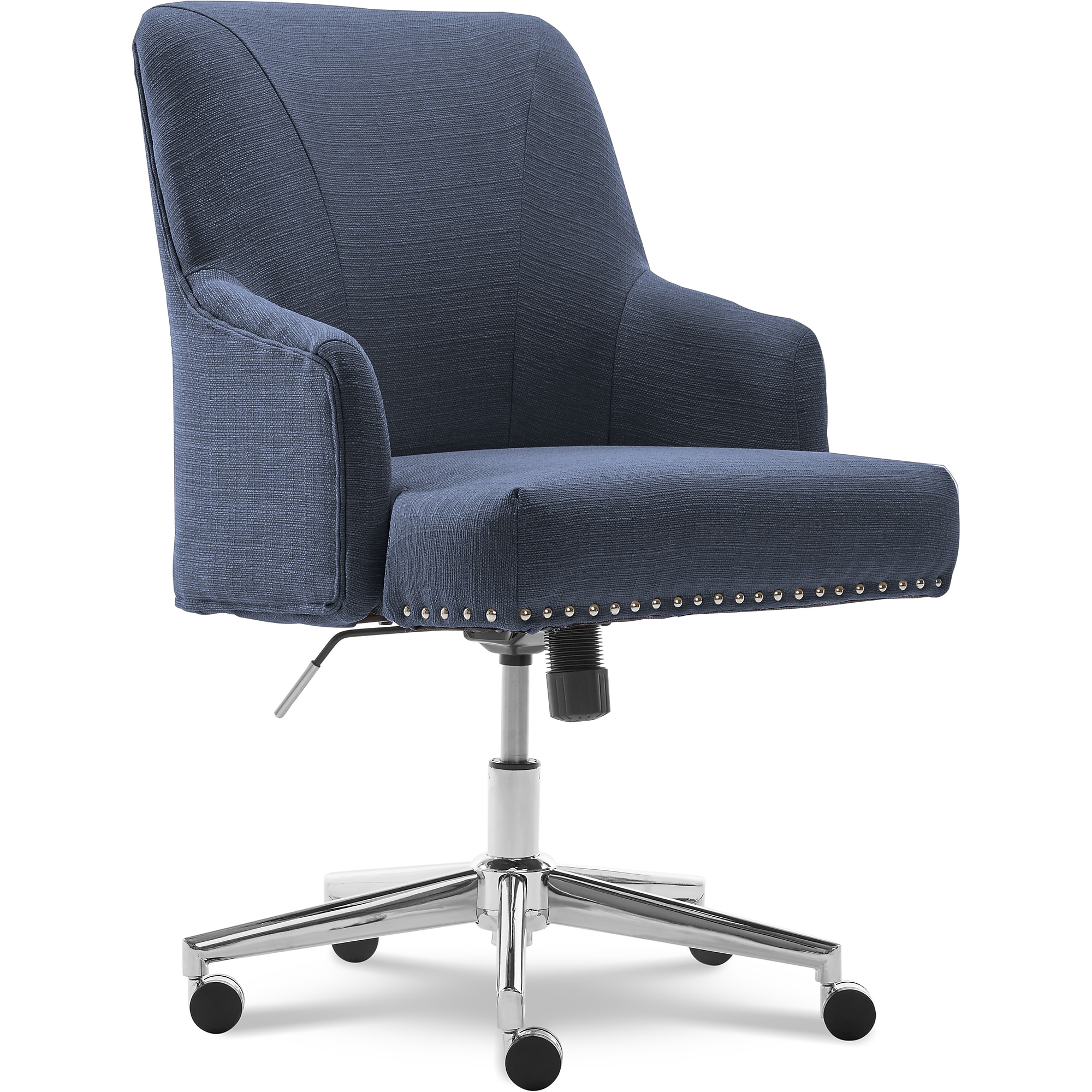 Serta Style Leighton Fabric Swivel Computer and Desk Chair, Blue (47925A) Sansujyuku sansujyuku.com