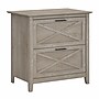 Bush Furniture Key West Lateral File, Washed Gray (KWF130WG-03)~#|#~EAC7923C-BC35-41A1-99E88AEC5556BE5C_sc7