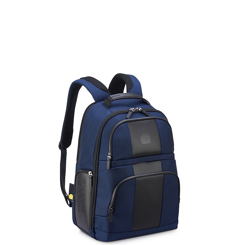 Delsey Wagram 2-Piece Laptop Backpack Set, Medium, Blue (40119961002) image 1