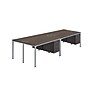 Boss Office Products Simple System 66"W Desk with Pedestal, Driftwood, 4/Set (SGSD016-202)~#|#~EACB2BC6-0CFB-44AA-888CB06DBC008A81_sc7