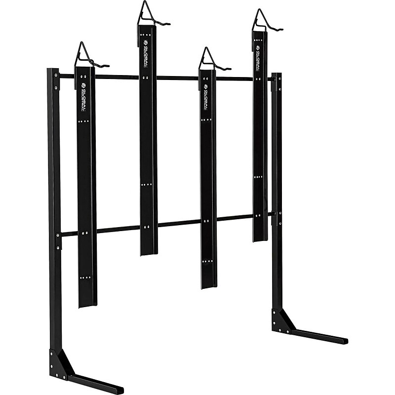 Global Industrial Indoor Vertical Fat Tire Bike Rack, 4 Bike Capacity, Black (670515) image 1