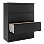 Staples 4-Drawer Lateral File Cabinet, Letter/Legal Size, Lockable, 52.36"H x 42"W x 18.62"D, Black (59621/17460)~#|#~EAD3BB67-7358-44D6-8563D09751342E0A_sc7