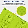 Avery Printable Rectangle Multipurpose Labels, 5/8" x 3", Bright Green, 1280/Pack (94214)~#|#~EAD53430-8A39-4B67-B52ADBD9360AAEEC_sc7