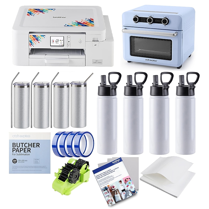 Brother Sublimation Printer and Craft Express Elite Sublimation Oven Bundle image 1