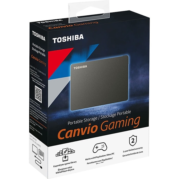 Toshiba HDTX110XK3AA Canvio Gaming Portable Hard Drive | Staples