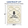 Avery Pearlized Ivory Decorative Edge Multipurpose Labels, 2" x 3", Ivory, 80/Pack (94060)~#|#~EAE1C321-ECB7-4C88-B8C6DBB6B0B9CA05_sc7
