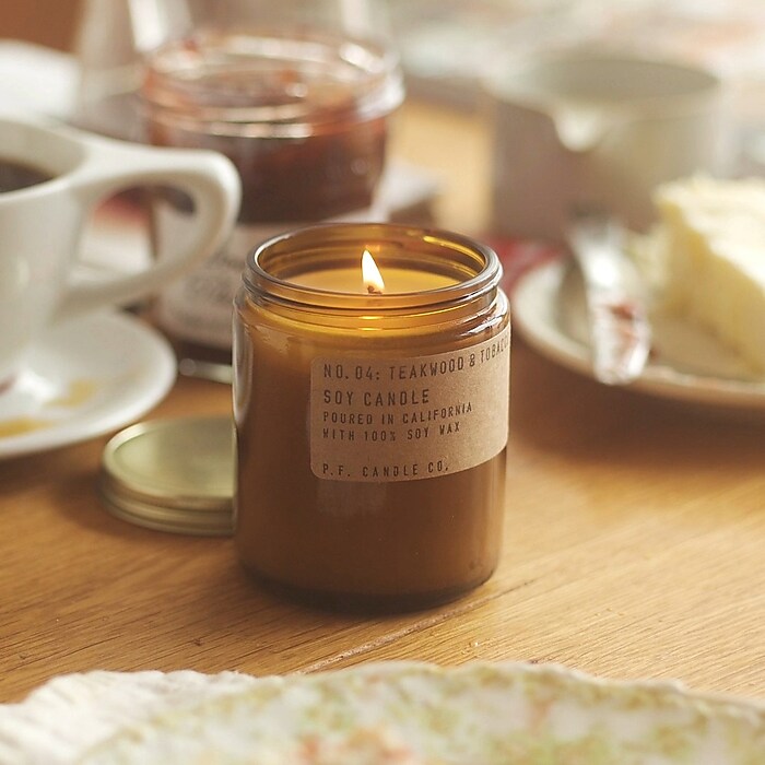 pf candle teakwood and tobacco P.F. Candle Co. Teakwood & Tobacco Soy Candle, 7.2oz (SC4)