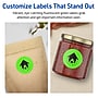 Avery Circle Multipurpose Labels, 1-5/8" Dia., Neon Green, 800/Pack (94507)~#|#~EAEAC2FD-9E70-455B-A52E301854EB7ADD_sc7