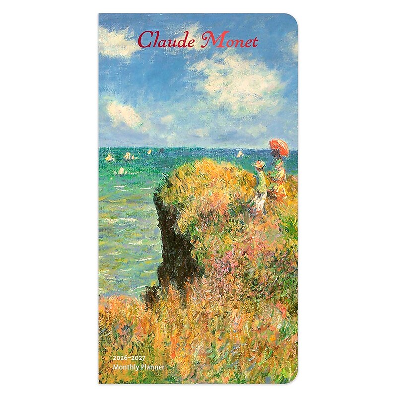 2026-2027 BrownTrout Claude Monet 3.5" x 6.5" Monthly Planner (9798330704651) image 1