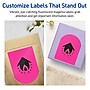 Avery Laser/Inkjet Arched Multipurpose Labels, 4.75" x 3.5", Neon Magenta, 40/Pack (94600)~#|#~EAF03CEA-19B2-4AC7-A56FE44CF4887B65_sc7