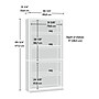 Sauder Select 70"H 5-Shelf Bookcase, Glacier Oak (434821)~#|#~EAF6BF20-64A2-4829-AEFDB1496AC0D748_sc7