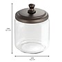 iDESIGN Glass Desk Organizers, Clear/Bronze, 3 Piece (28318M3)~#|#~EAF94738-1286-4FE7-9A9D95AA1E21A2BB_sc7