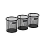 Mind Reader Metal Pen and Accessory Holder Desk Organizer, Black, 3-Pieces (CLIPMESH3-BLK)~#|#~EAFE6FC1-C70F-472E-A535E1B2D364FD44_sc7