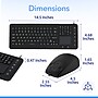 Delton M70/M41 Wired Keyboard and Optical Mouse Combo, Black (DKMKITWM71-U)~#|#~EB01B09A-0F6E-49D8-88E8E9D74B227FD9_sc7