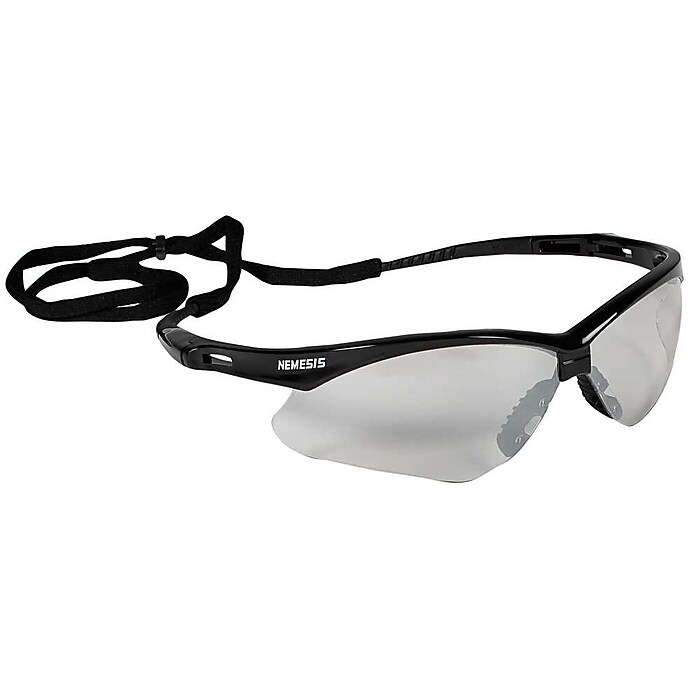 KleenGuard Nemesis Safety Glasses, Wraparound, Indoor