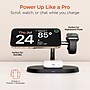 HyperGear MaxCharge Pro 3-in-1 Wireless Charging Stand with Magnetic Wireless Fast Charge, 15W, Black (16189)~#|#~EB04B659-1FF6-4668-96F55CBCC356BD53_sc7