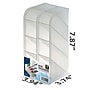 Officemate 4-Compartment Plastic Pen Holder, White, 2/Pack (21599)~#|#~EB07D924-BD3C-4583-84FF86E49EBB5D25_sc7