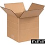 8" x 8" x 8" Multi-Depth Shipping Boxes, Brown, 25/Bundle (MD888)~#|#~EB07EF7B-8FEB-4F5C-98EF523487255567_sc7