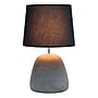 Creekwood Home Concrete 16.93" LED Table Lamp, Black (CWT-1009-BK)~#|#~EB088F15-8AD2-44CC-9CEF46230B84D0BF_sc7