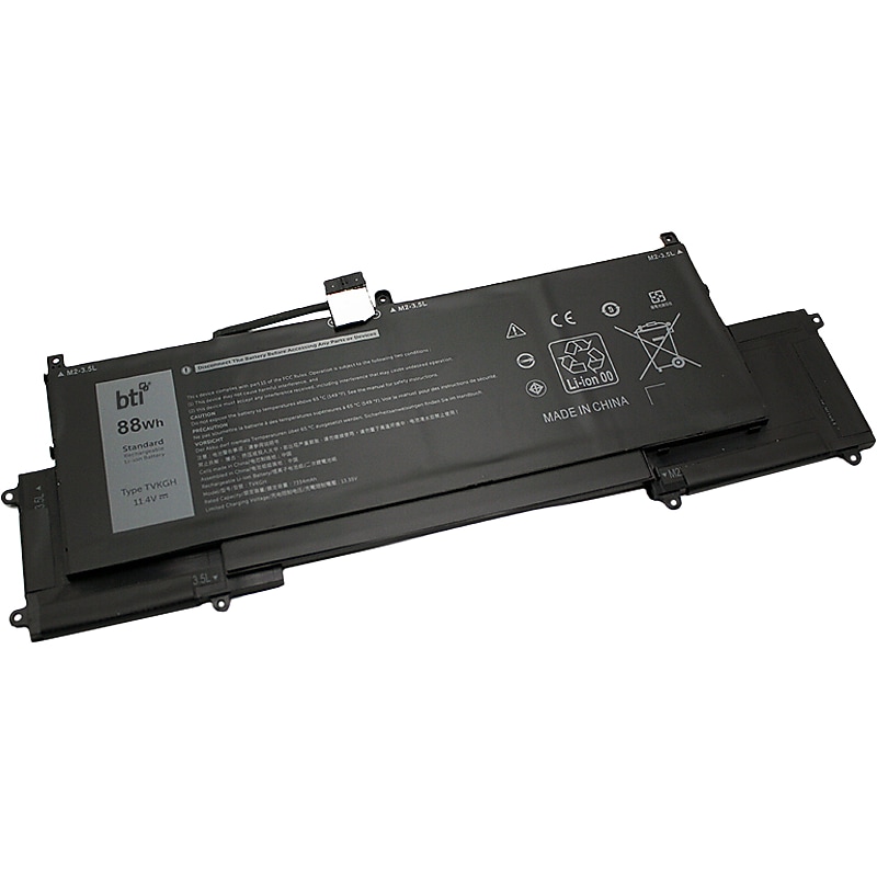 Battery Technology Li-Ion Replacement Battery for Dell Latitude 9510, 7334mAh (TVKGH-BTI) image 1