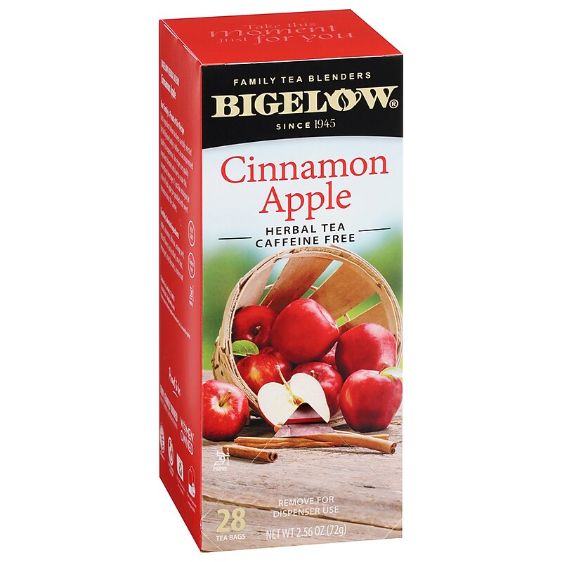 Bigelow Cinnamon Apple Herbal Tea Bags, 28/Box (11397) image 1