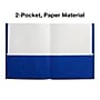 Staples Smooth 2-Pocket Paper Folder, Electric Blue, 25/Box (27534-CC)~#|#~EB16C746-6FA6-4ED8-8B9EDDED8F96ADE5_sc7