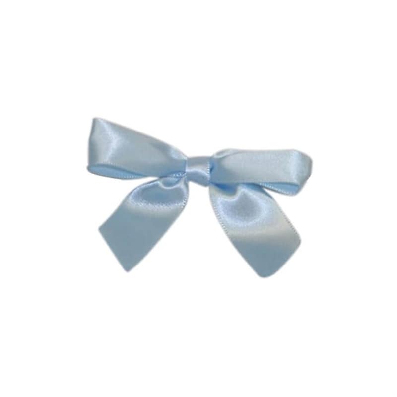 JAM Paper Satin Bows, Light Blue, 100/Pack (52640349210) image 1