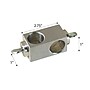 Diversified Woodcrafts Aluminuim Rod Clamp 2.75" (100002)~#|#~EB1CCFAB-3549-4D1B-B94EC548E5D446A5_sc7