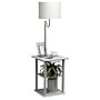 Simple Designs 57" Floor Lamp with Drum Shade, Gray (LF2016-GRY)~#|#~EB2134F2-6570-4991-AE72466A45ECBB17_sc7