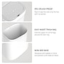 Nine Stars Plastic Motion Sensor Trash Can, 13.2 Gallon, White (DZT-50-44S)~#|#~EB287812-726E-4612-B31E944F0EEC0665_sc7