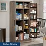 Sauder HomePlus 71"H Storage Cabinet with 12 Shelves, Salt Oak (422428)~#|#~EB292113-EF5F-4A9A-A9ACD1744E670744_sc7