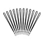Staples Breakaway Lanyards, 36" Length, Nylon, Black, 12/Pack (18910)~#|#~EB2ECD29-A643-482B-954660DFE8DDF19A_sc7