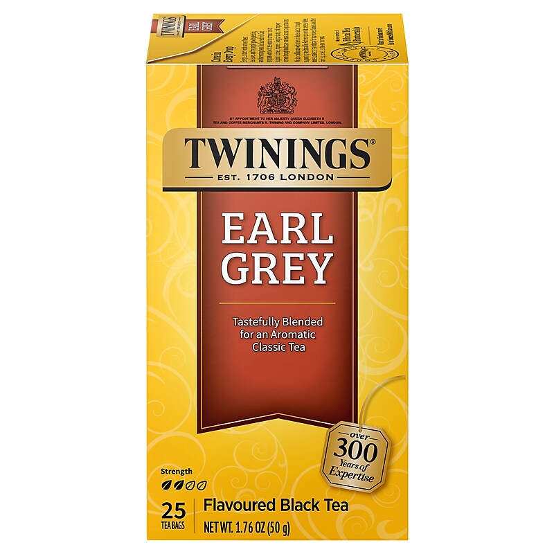 Twinings Earl Grey Tea Bags, 25/Box (TNA51728) image 1