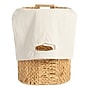 Household Essentials Double Laundry Hamper, Handwoven Water Hyacinth/Cotton, Natural (HE1163)~#|#~EB323DCC-70CE-4739-AAA47300E8070FED_sc7
