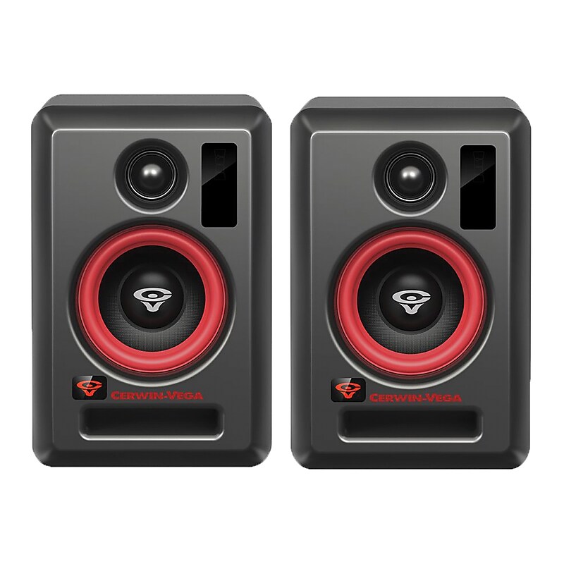 Cerwin-Vega VEGA Studio VEGA4SB 30W Desktop Speakers, Black image 1