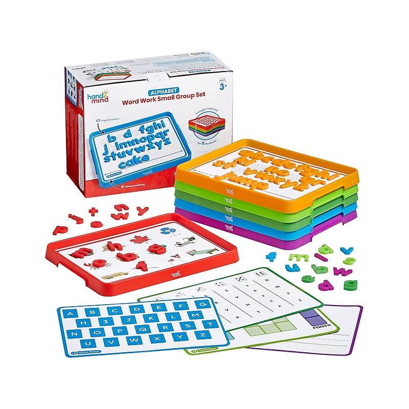 hand2mind Alphabet Word Work Small Group Set, Assorted Colors (96207) image 1