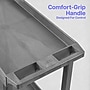 Luxor TUFFY XL 2-Shelf Multi-Purpose Utility Cart, Gray (EC11-G)~#|#~EB3FB6B8-A9C5-4BFC-9EF6678BE2767957_sc7