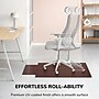 Anji Mountain Standard Bamboo Carpet & Hard Floor Chair Mat with Lip, 36" x 48", Dark Cherry (AMB24004)~#|#~EB409BD7-6C0D-4E65-A263C113FFBC19DF_sc7