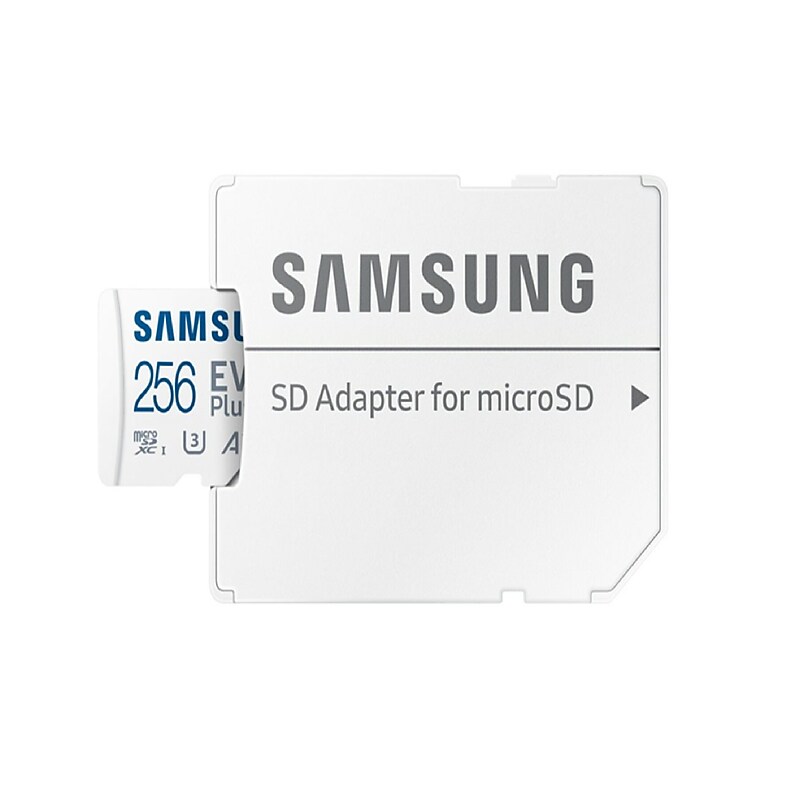 Samsung EVO Plus 256GB microSDXC Memory Card with Adapter, Class 10, UHS-I U3, V30 (MB-MC256SA/AM) image 1