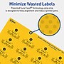 Avery Laser/Inkjet Rectangle Multipurpose Labels, 1.25" x 1.75", Bright Yellow, 1280/Pack (94226)~#|#~EB478102-E95D-4622-B7D24622A3AE3997_sc7