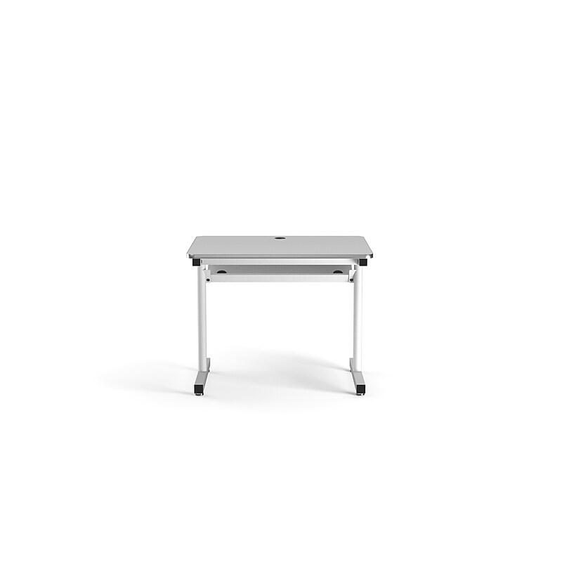 VersaDesk 36"W Basic Computer Table, White (BCT3630-WW) image 1