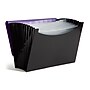 Smead Heavy Duty Plastic Accordion File, MultipleIndex, 12 Pocket, Letter, Purple/Black (70862)~#|#~EB497F96-7BCD-4C3A-8ABCEC1F34B33E08_sc7